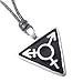 Bisexual Necklace/Pansexual - Male & Female Symbol Triangle Pendant. Rainbow Pride Jewelry. Gay Parade, as a Lesbian, Gay, Bisexual, or Transgender Gift to Celebrate Marriage, Love and Equality.