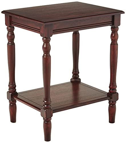 Image of Decor Therapy Simplify End Table with Shelf, Espresso