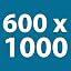 600 x 1000 mm
