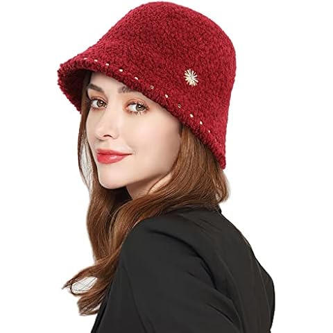 Wantonfy Sombrero de cubo para mujer Cover