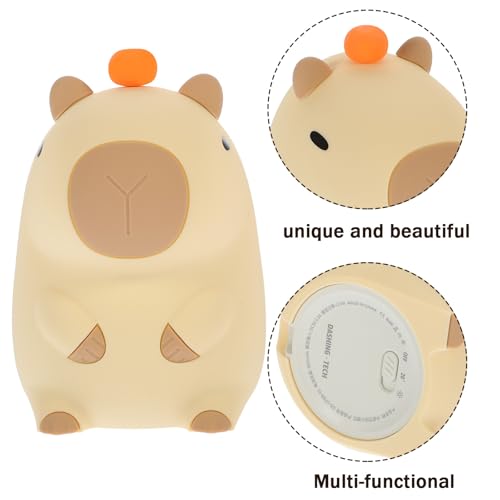 Lámpara de noche de silicona Totority Color Khaki miniatura 3