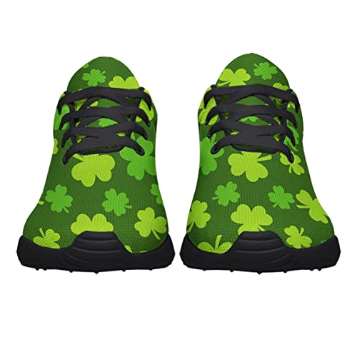 Sonzj-II St Patricks Day Shoes for Womens Mens Walking Tennis Running Sneakers Gifts for Her,Him3