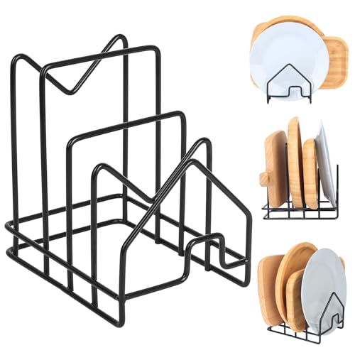YiPHomn 1 PcsSupport Planche a Decouper Rangement, Support pour Planche à Découper, Organisateur de Support pour Planches à Découper, Couvercle de...