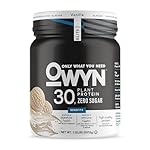OWYN Only What You Need Pro Elite High Protein Powder, 30g Vegan Protein for Workout Recovery, Delicious Smooth Taste, Zero Sugar, Low Net Carbs, Vanilla, 12 Servings (1.32 LB)