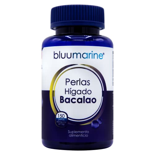 Bluumarine Perlas Higado de Bacalo 150 perlas Suplemento Alimenticio