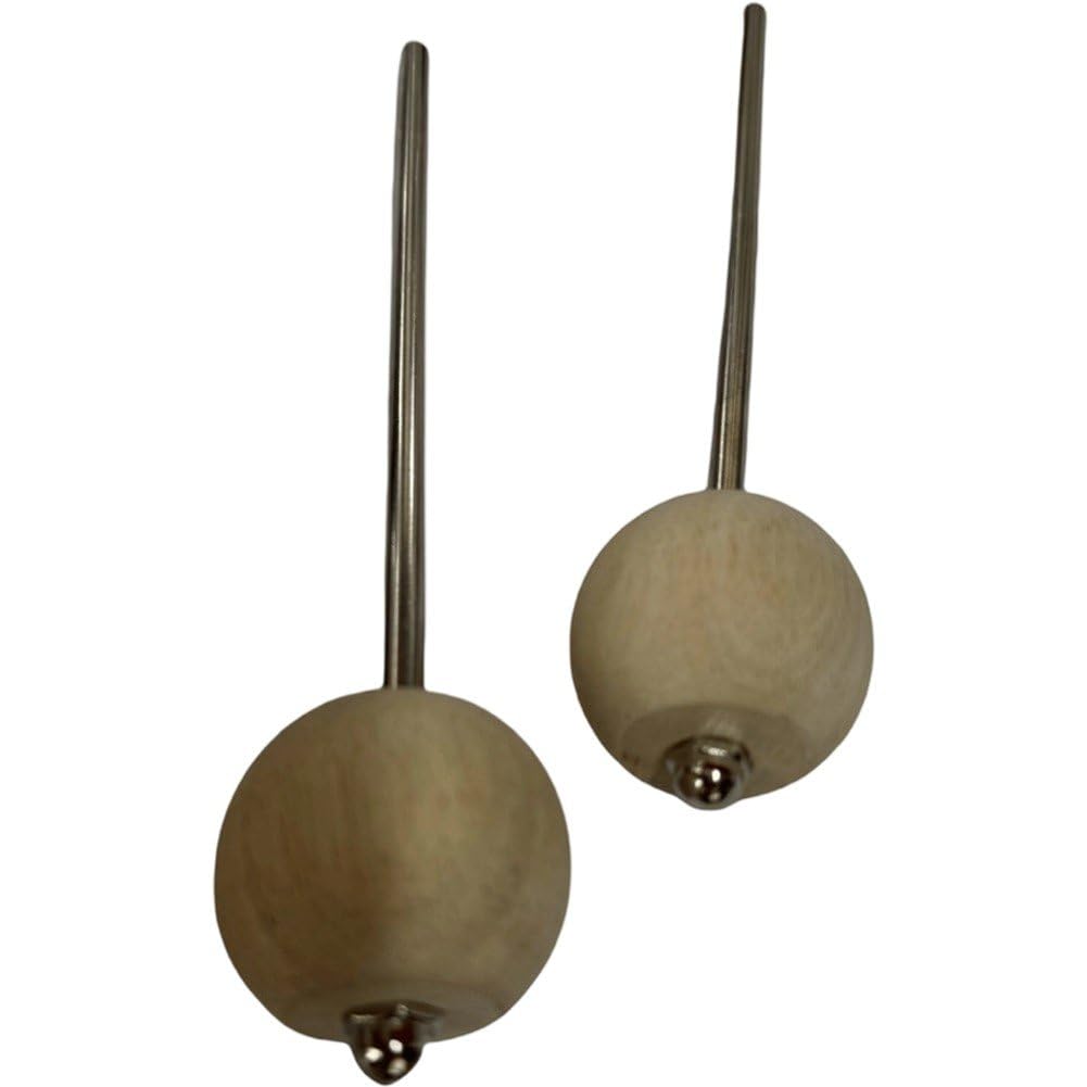 Maillet de grosse caisse en bois et métal durable pour percussionniste