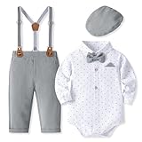 Photo Gallery fohuanky baby boy abbigliamento formale set di abbigliamento da bambino camicia romper con papillon bretelle pantaloni e cappello per matrimonio festa di compleanno Photo Gallery fohuanky baby boy abbigliamento formale set di abbigliamento da bambino camicia romper con papillon bretelle pantaloni e cappello per matrimonio festa di compleanno