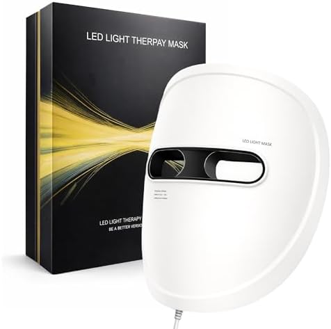 7 Colors LED Light Therapy Mask, Red Light Therapy Mask for Face ...