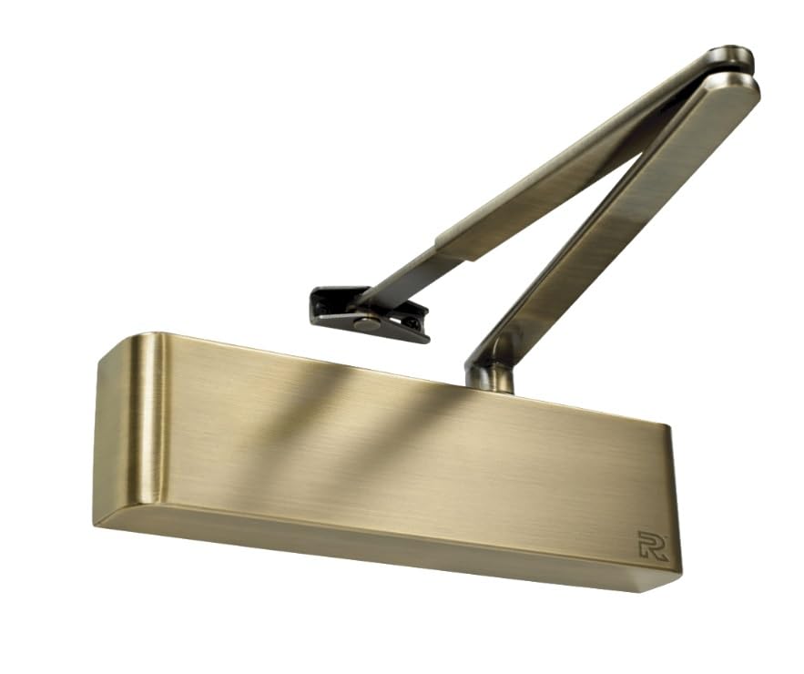 Rutland Fire Rated TS.9205 Door Closer Size EN 2-5 Easily Adjustable and Comes with Backcheck & Delayed Action & Nice Finish (Antique Brass)