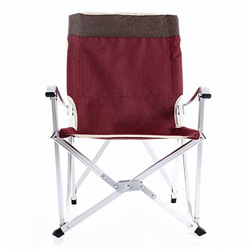 JINGYAN Sillas de Acampada Silla de Exterior, sillas Plegables portátiles para Relajarse, Acampar, Pescar, Taburete con Respaldo, aleación Aluminio, Ocio, Silla Playa, Juegos jardín