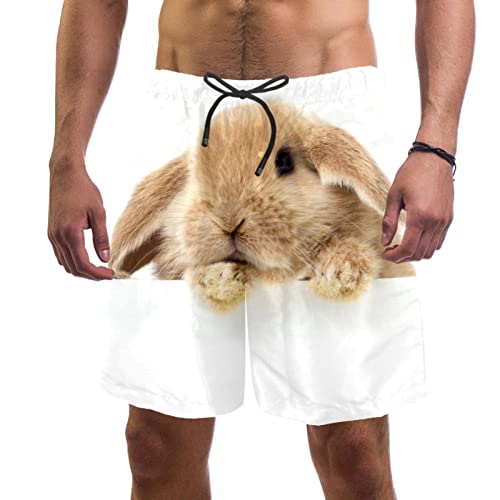 Maillots de bain pour hommes animaux mignon lapin ultra léger