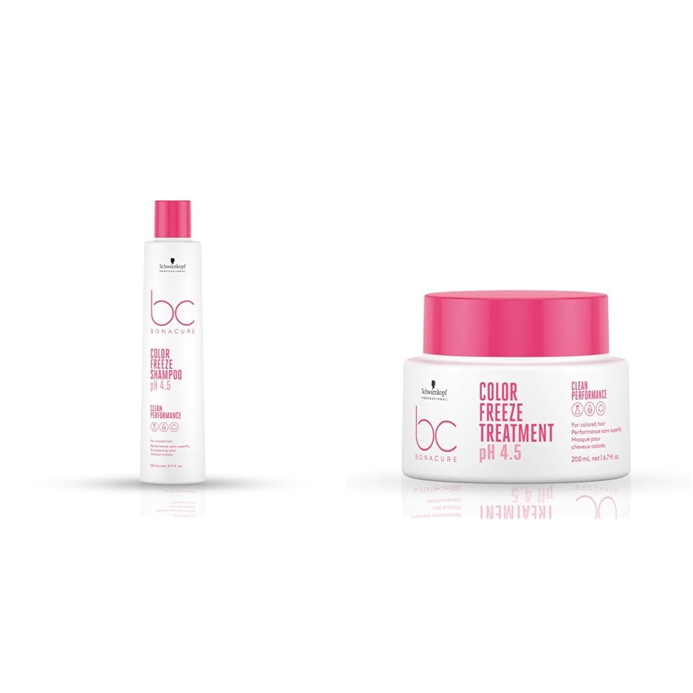 Schwarzkopf Professional Bonacure Color Freeze Shampoo & Treatment, 450 Millilitres