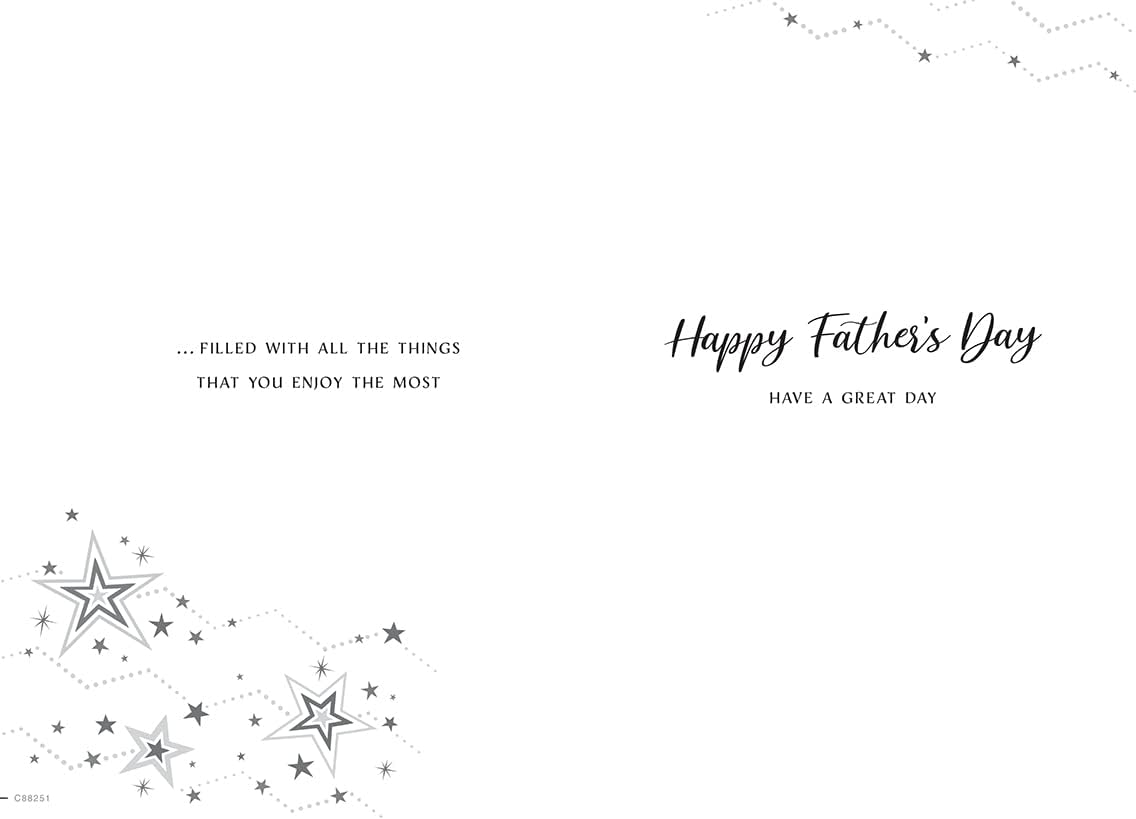 Piccadilly Greetings Group Ltd Regal Publishing Modern Father's Day Card Dad from Both of US - 9 x 6 inches (C88251)
