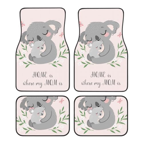 Alfombrillas para coche koala juego de 4 alfombras protectoras viajes familiares