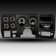 1973-1987 Chevy Truck Analog Gauge Cluster Replacement, Black Faceplate, GPS Speed, Water & Oil Press Sending Units Included AP6004-S9020