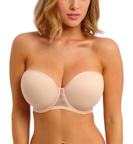 Freya Women's Tailored Underwire Strapless Bra, Natural Beige, 32D