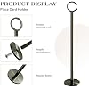 Urban Deco 12PK Table Number Holders Place Card Holders 12 Inch Table Card Holders Steel Card Holders for Photos, Food Signs, Memo Notes, Weddings, Restaurants, Birthdays (Nickel Black) - 2