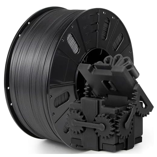 IEMAI PC-CF 3D Printer Filament 1.75mm Matte Black 3KG, Carbon Fiber Reinforced Polycarbonate Superior Strength & Rigidity, Impact & High-Temperature Resistant for Industrial Parts