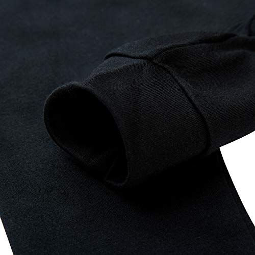 Sobowo Newborn Baby Boy Girl 3-Pack Joggers Infant Baby Cotton Harem Pants For Toddler Boys Girls Interlock 195 Gsm (0-3 Months, Black/White/Grey) #TOP6