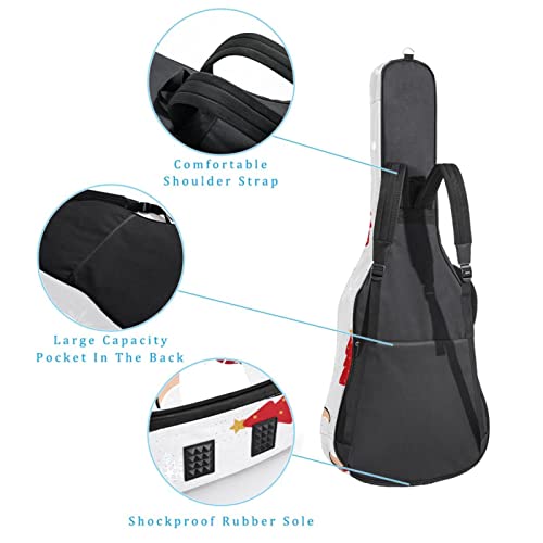Housse pour guitare acoustique – Motif pingouin en hiver – 1 cm d’épaisseur – Imperméable – 101,6 cm, 104,1 cm, 106,7 cm… - Les Beatles, Paul McCartney, John Lennon, RIngo Starr, George Harrison Housse pour guitare acoustique - Motif pingouin en hiver - 1 cm d'épaisseur - Imperméable - 101,6 cm, 104,1 cm, 106,7 cm… – Image 4