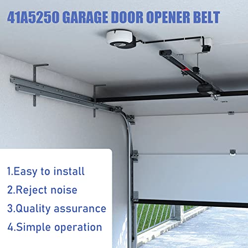 41A5250 41Ab150-2 Garage Door Opener Belt Drive,Pulley System For Garage Compatible With Chamberlain, Liftmaster, Sentex, Whisperdoor 7Ft Height Garage Door,Belt Drive Garage Door Opener #TOP3