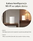 Cudy Dwuzakresowy system BE3600 WiFi 7 Wi-Fi, 3,6 Gb/s 160 MHz, zasięg do 7000 m2, 3 porty gigabitowe, kompatybilny z wieloma VPN, sterowanie aplikacją Cudy (M3600 3-pak)