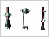 Ice Grip, Ice Claws for Walking Stick, Snow Spikes, None-Slip Crutch Grip, Universal, 5 Spikes, Foldable by Saniversum UG