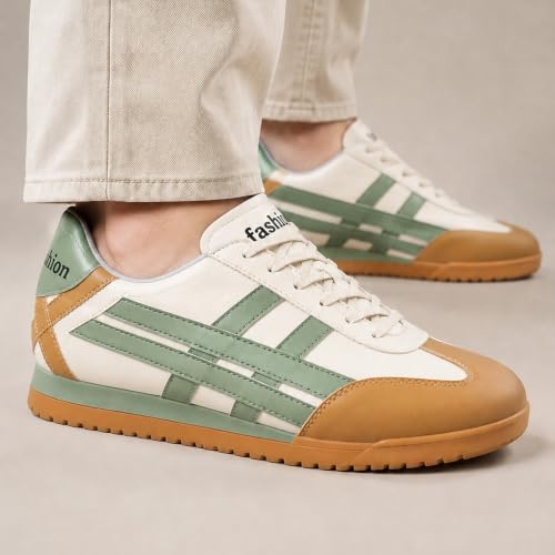 Image of layasa Men's Stylish Low-top Casual Sneakers
