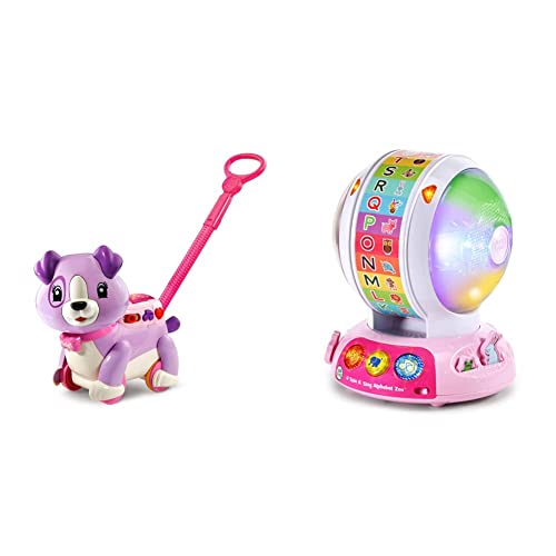 LeapFrog Step and Learn Violet & Spin and Sing Alphabet Zoo Amazon Exclusive, Pink