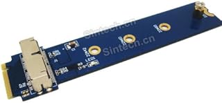Sintech M.2 NGFF 28Pin SSD Adapter, for Read SSD Compatible with MacBook 2013-2015 Year in M-Key Slot (Only Fit in Desktop,Height 10mms,NOT fit in Laptop)