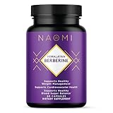 NAOMI Himalayan Berberine 500mg, Clinically Studied for Blood Sugar Support, Metabolic Function, Healthy Weight & Cholesterol, AMPK Activation, Non-GMO, Vegan, Gluten-Free, 60 Capsules, 1-Month Supply
