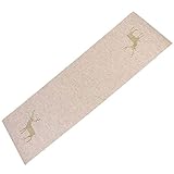 Dank der stilvollen Hirschmotive ist der Tischläufer ideal für den Herbst geeignet! Die Hirsche sind aber nicht wie üblich aufgestickt oder gedruckt, sondern kunstvoll in den beigen Grundstoff geprägt! Durch diese Prägung wirkt der Tischschal besonders außergewöhnlich, wertig und edel und wird überall zum echten Blickfang