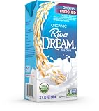 Rice Dream Organic Rice Milk Drink, Enriched Original, Calcium & Vitamin D, Vegan Dairy Alternative,