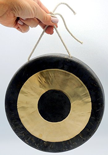 Original Tam Tam Gong/Whood Chau Gong 20 cm, toller Klang, inklusiv Holz-/Baumwollklöppel -7020- … - Image 3