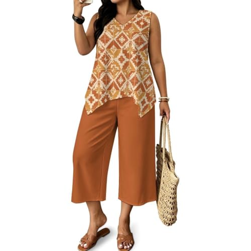 Conjunto 2 piezas mujer verano pantalón pata ancha top casual talle alto