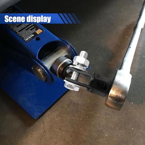 Image of Scissor Jack Adapter, Easy Lifting Leveling Jack Connector for 1 /2 inch Drive Impact Wrench /Ratchet Tool or 13 /16 inch Lug Wrench /Socket /Tire Iron, Universal Jack Drill Adapter Tool for RV Trailer (2PCS)