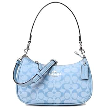 美品✨希少カラ―　コーチ　ワンショルダーバッグ　ジャッキー　ブルー　チャーム付 COACH(コーチ) チャーム付き2wayショルダーバッグD1877-F25397