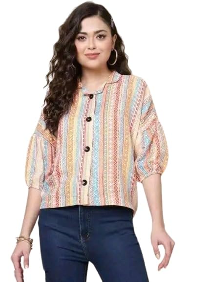 Beautiful Designer Printed Rayon Shirt-picture-11