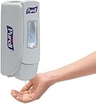 PURELL ADX-7 Distributeur de sanitisant à main, blanc, pour 700 mL PURELL ADX-7 Recharges d'assainissement des mains (paquet de 1) - 8720-06