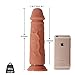 ANFEI Hyper Realistic Big Dildo Over 9 Inches Giant Dildos Double Layered Silicone Penis Premium Sex Toys with Suction Cup