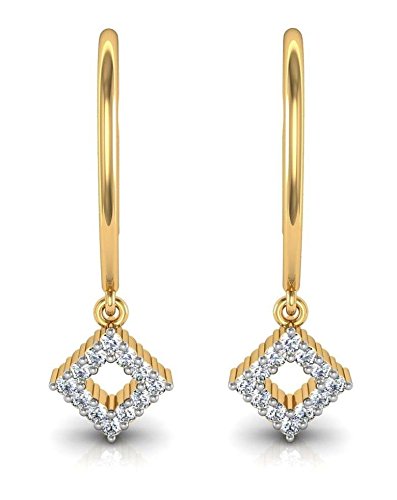 New Collection 14k (585) Yellow Gold Stud Earrings-image-9