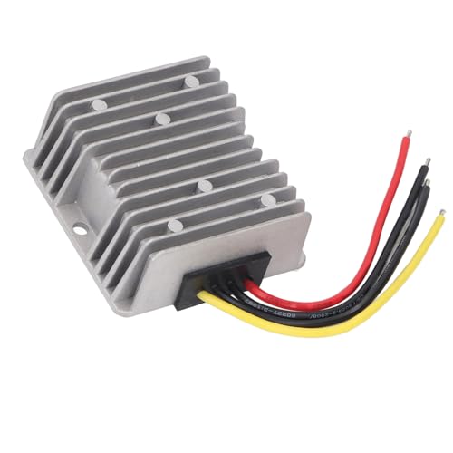 Bewinner Convertidor de 72 V A 12 V CC 180 W 15 A, Entrada de 30-90 A Salida de 12, Reductor de Voltaje de Aluminio Impermeable IP68 para Vehículos, Luces LED, Motores