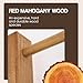 Swedish Ladder Wall Stall Bars for Kids and Adults, mahogany Wood