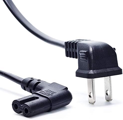 NEW 12 foot 12ft TV AC Replacement Power Cord for Samsung PN 3903-000853 3903-000599 90° Angled 2 prong Figure 8