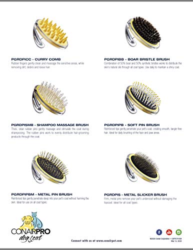 Conairpro Dog & Cat Metal Pin Brush, 8'X10' (Pgrdpipbm) #TOP2