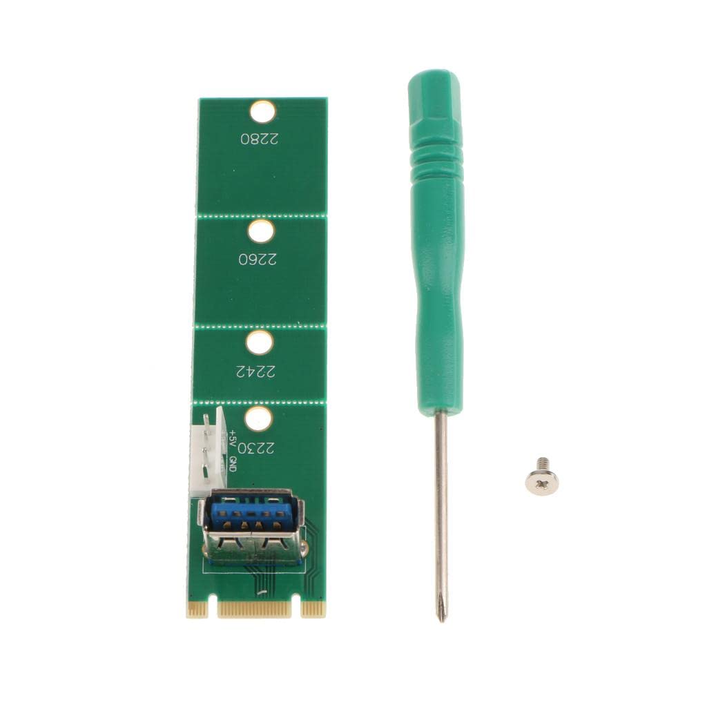 generic Super Speed M.2 NGFF to USB 3.0 Riser Card PCI-E Expansion Card for Desktop-picture-14
