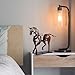SunBlogs Art Handmade Horse Statue - Unique Rustic Decor for Office & Home - Hand-Painted Metal Sculpture - Perfect Handicraft Gift for Horse Lovers (Brown)