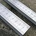 Heavy Duty Ruler, Heavys Dutys Rulers Self Defense, Stainless Steel 20 Inch Metal Rulers, Dual Scale Metal Ruler, Industrial Grade Straight Edge for Architects, Woodworking, DIY (A)