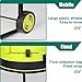 KVTNCB Bladeless Electric Garden Shredder 2500W, Leaf Mulcher 17:1 Reduction Ratio, 8000 RPM Low Noise Compost Tool for Yard Cleanup, Max Mulch up to 55Gal per Minute Powercord×20m