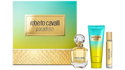 Image of Roberto Cavalli Paradiso EDP 75ml 3 Piece Gift set